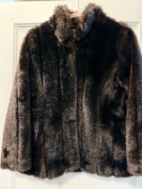 Fabulous Furs Faux Mink Jacket